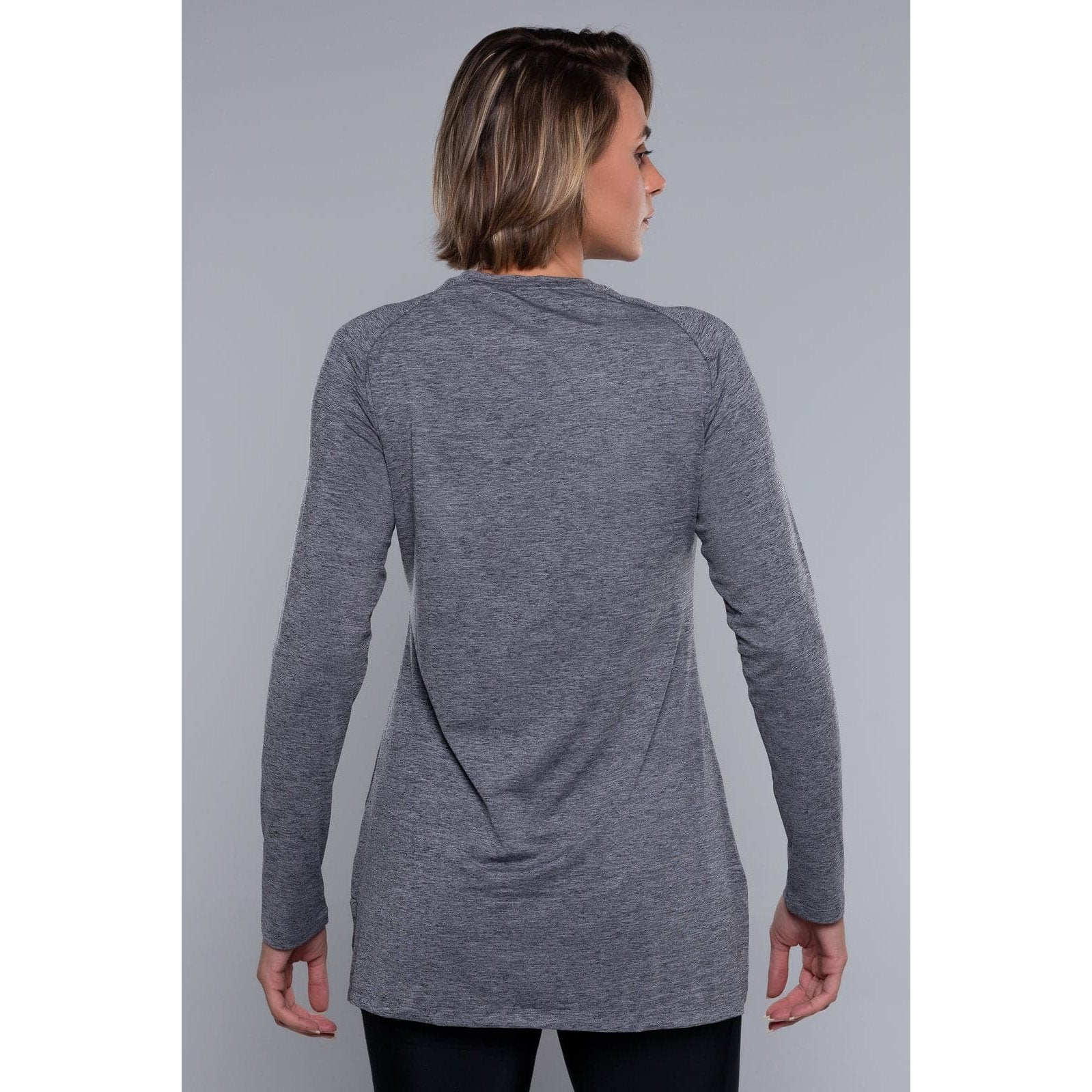 Basic Long Sleeve in Grey - Sporty Pro
