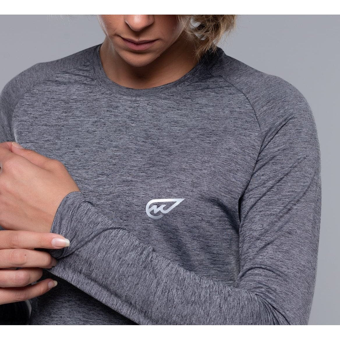 Basic Long Sleeve in Grey - Sporty Pro