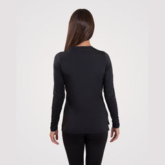 Basic Long Sleeve Top in Black - Sporty Pro