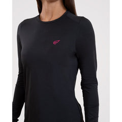 Basic Long Sleeve Top in Black - Sporty Pro