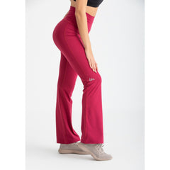 Rumba Red Flared Leggings - Sporty Pro