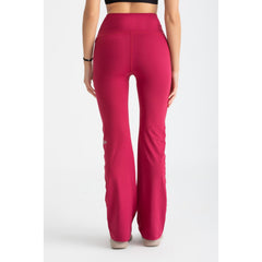 Rumba Red Flared Leggings - Sporty Pro
