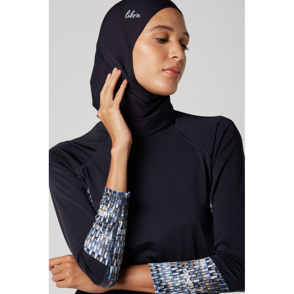 Dark Navy Ultra-Fit Swim Hijab - Sporty Pro