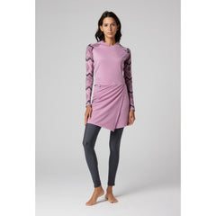 Mauve Orchid Motion Wave Swim Top - Sporty Pro