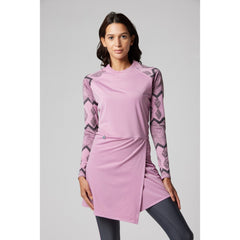Mauve Orchid Motion Wave Swim Top - Sporty Pro