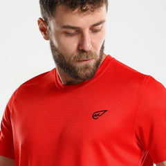 Training T-shirt in High Risk Red