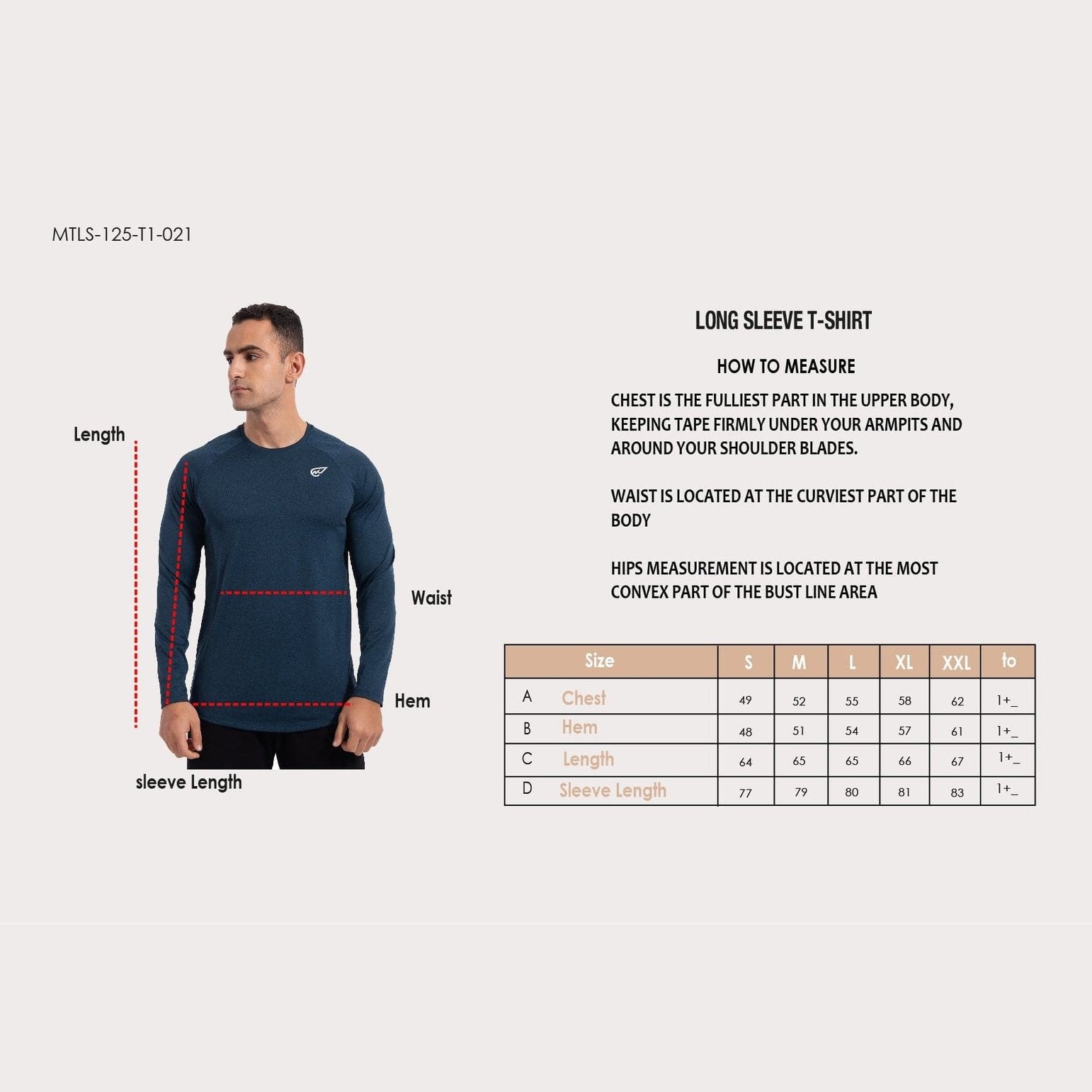 Navy Long Sleeve Training Crew - Sporty Pro