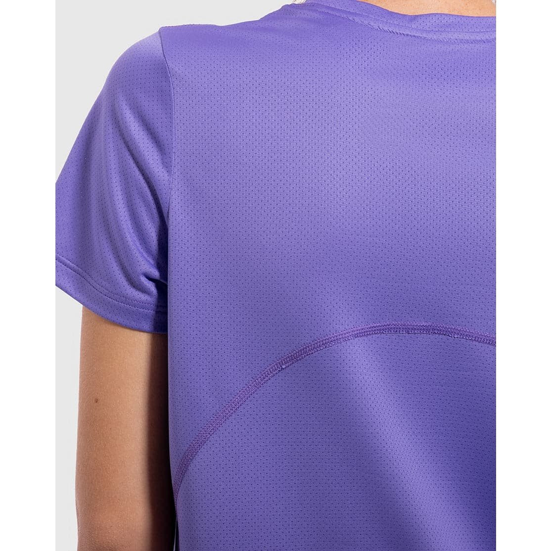 Solid Color Training Crew in Purple - Sporty Pro