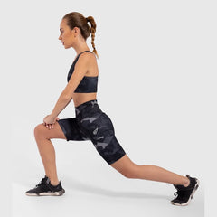 Army Grey Biker Short - Sporty Pro