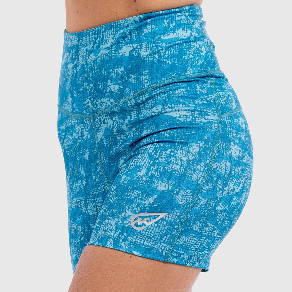 Nothing but Net Short in Aqua - Sporty Pro