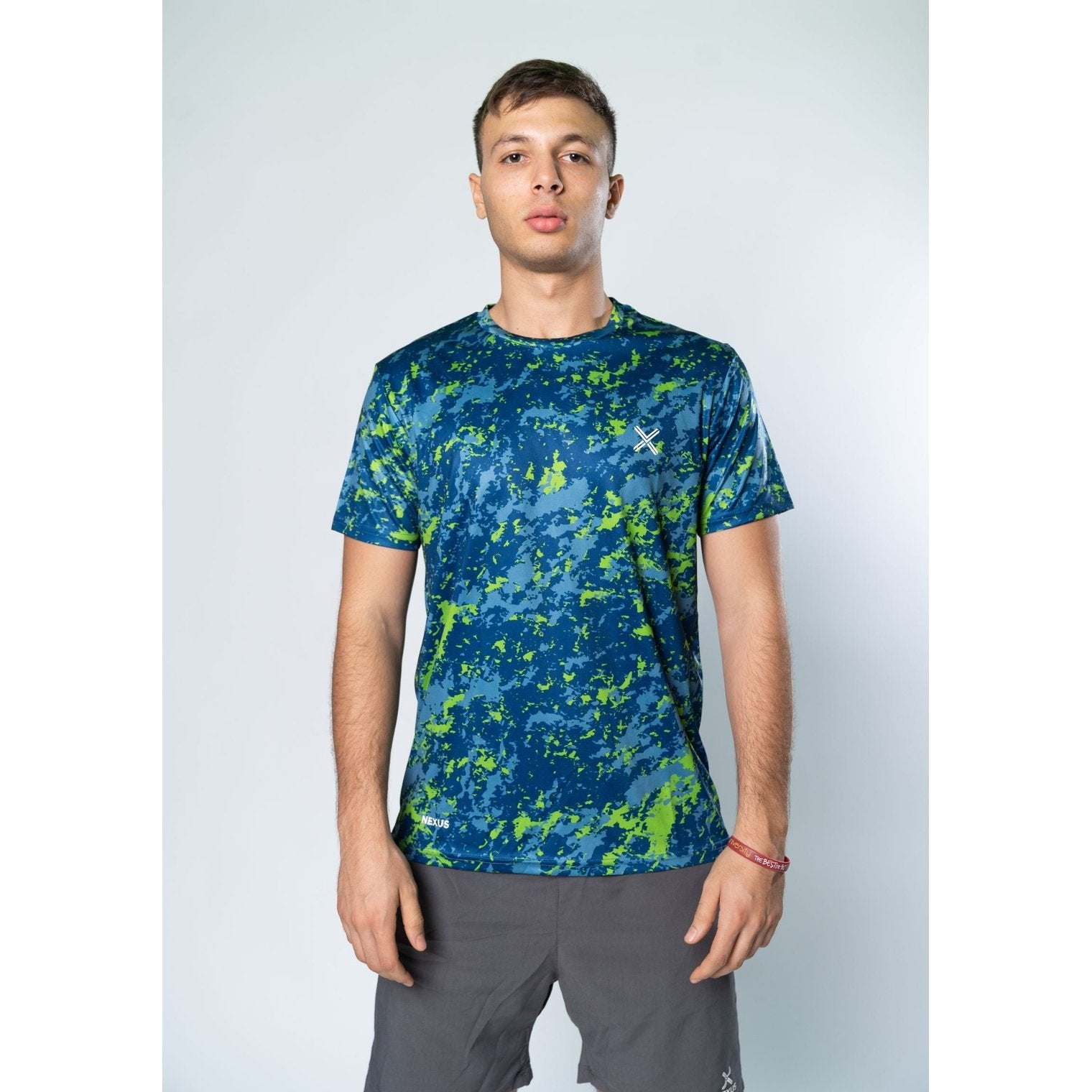 Nexus Blue Camo Training Top - Sporty Pro