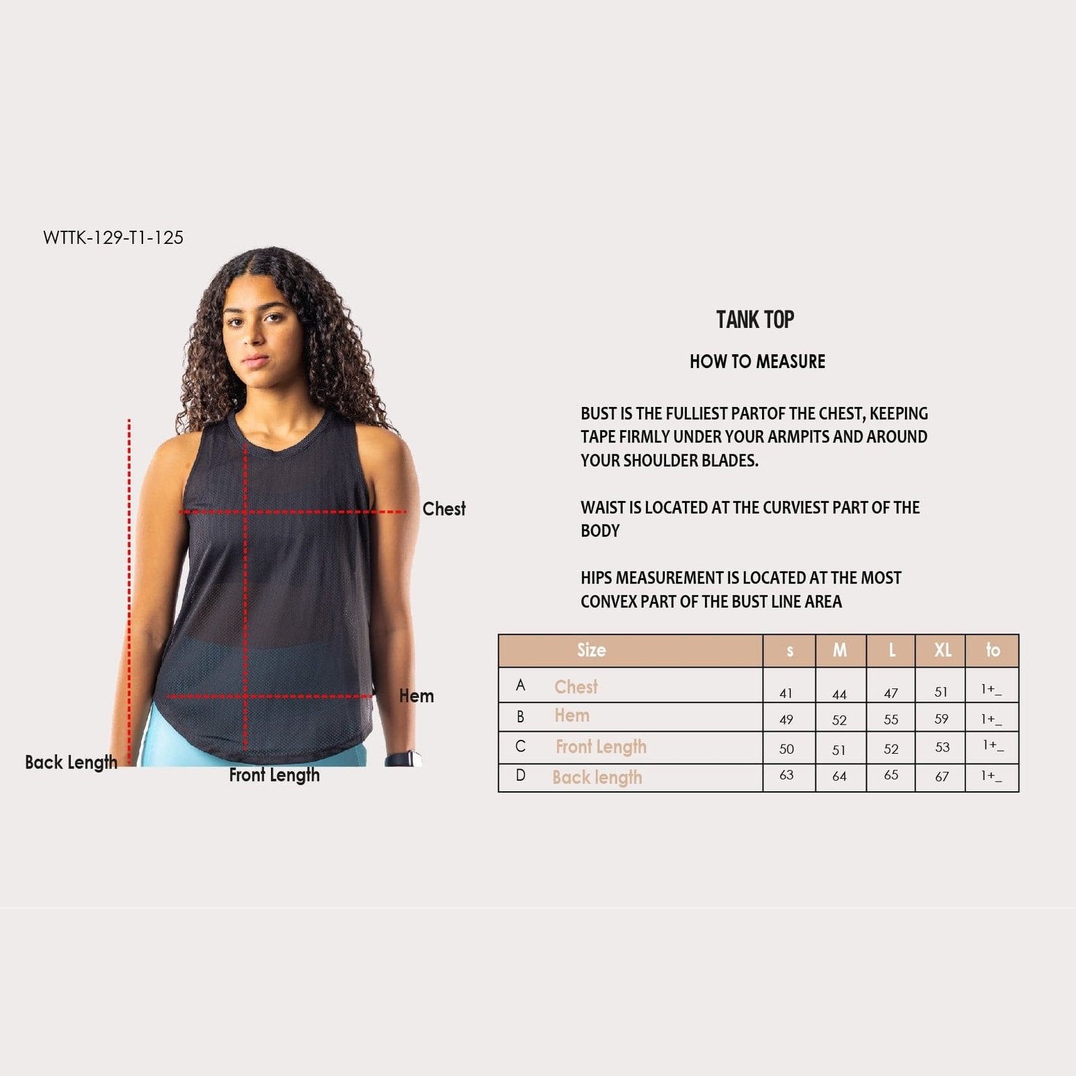 Lightweight Tank Top in Black - Sporty Pro