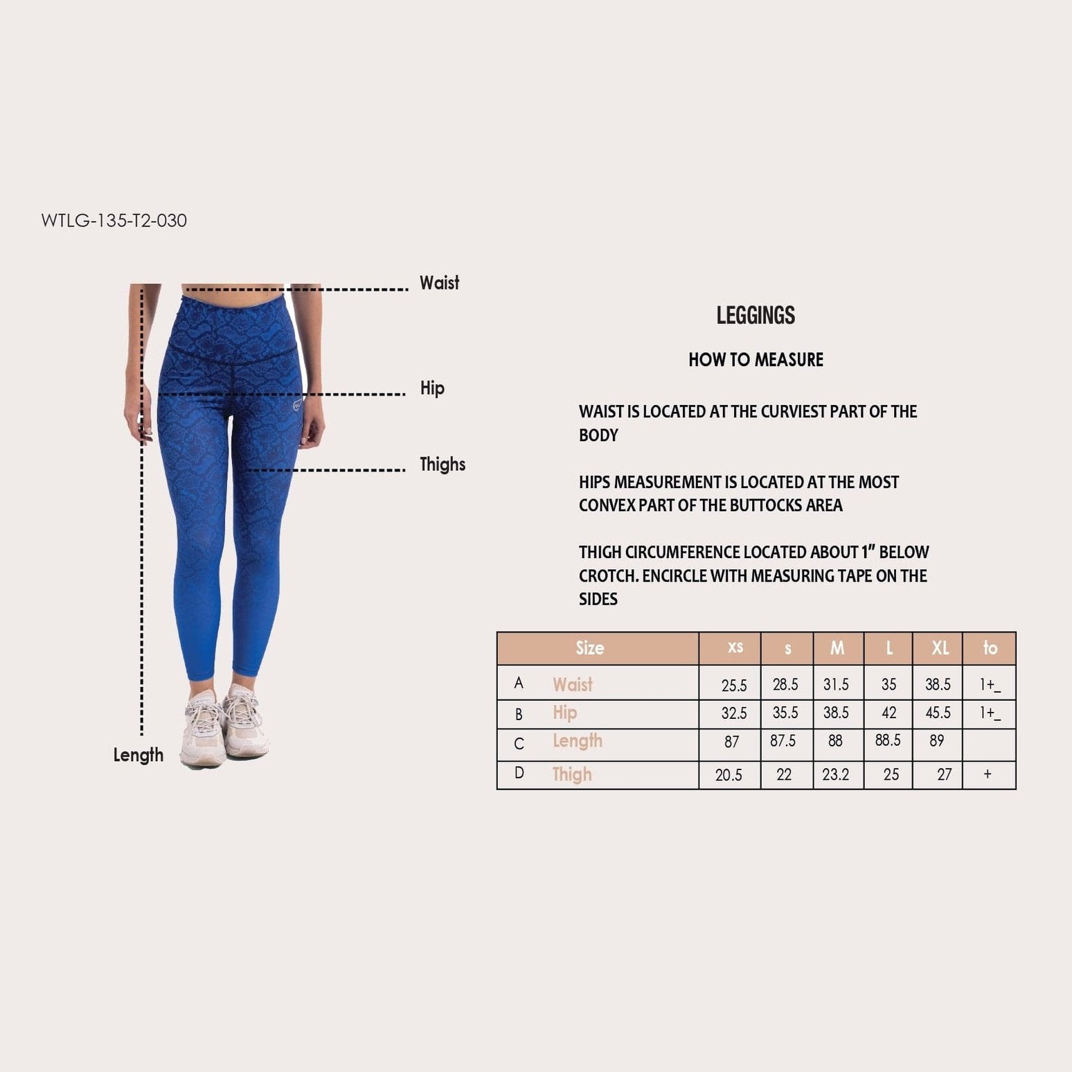 Snake Skin Print Legging in Blue - Sporty Pro