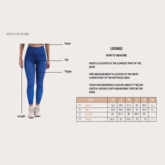 Snake Skin Print Legging in Blue - Sporty Pro