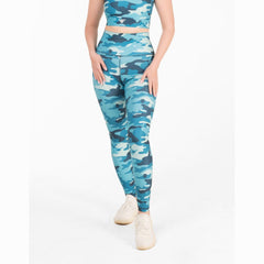 High Waisted Camouflage Printed Legging - Sporty Pro