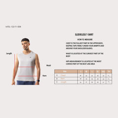 Sleeveless Basic Crew in Gray Violet - Sporty Pro