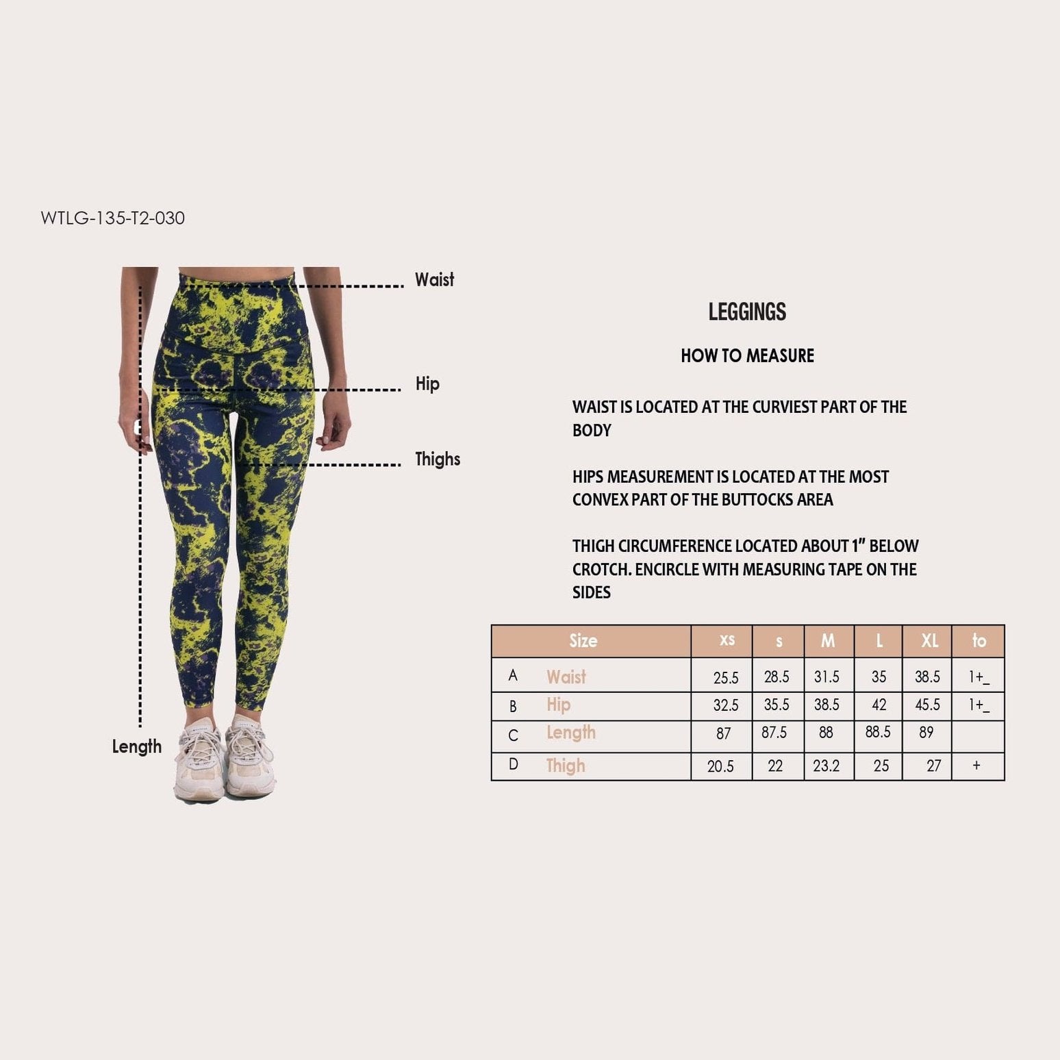 Lava Print Legging in Neon - Sporty Pro