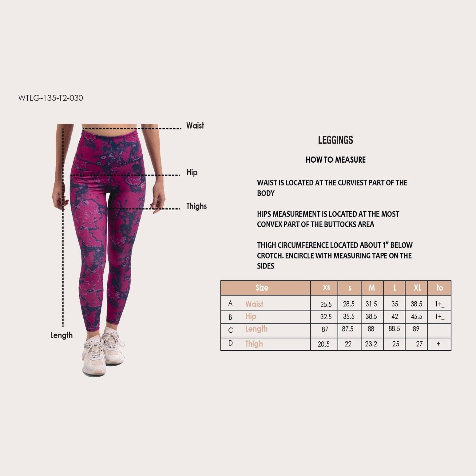 Lava Print Legging in Purple - Sporty Pro