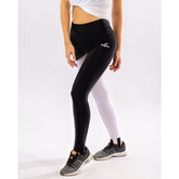 Half Black Half White Leggings - Sporty Pro