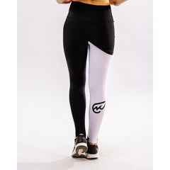Half Black Half White Leggings - Sporty Pro