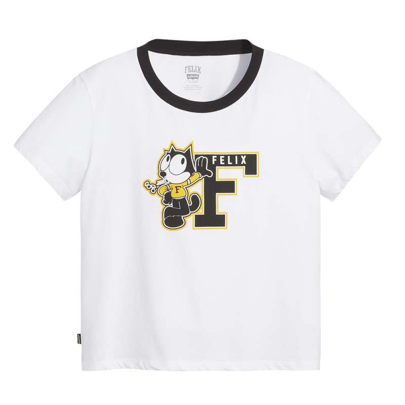 Levi's® X Felix Crop Ringer Tee Felix Lettermen For Women - Sporty Pro