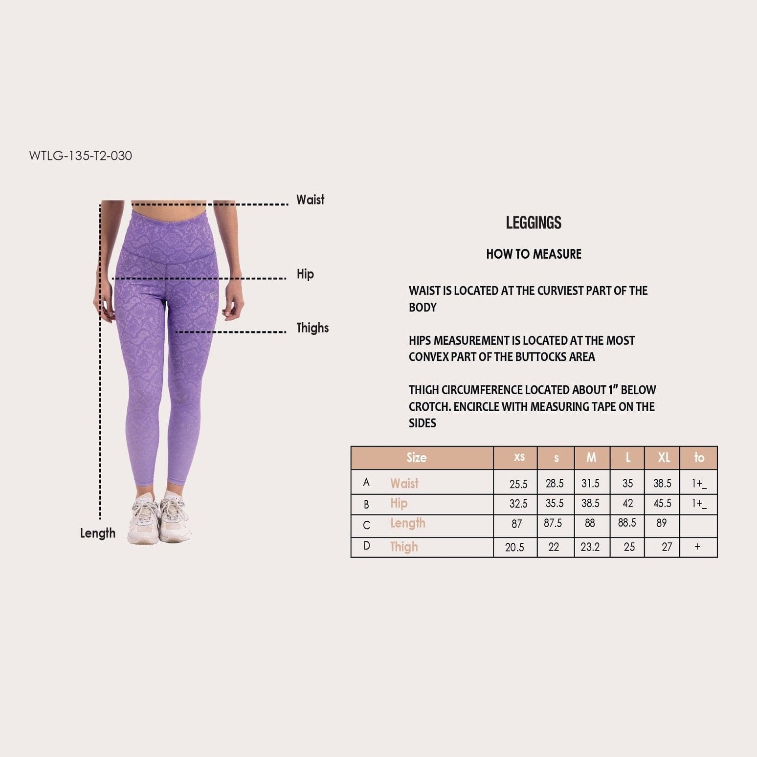 Snake Skin Print Legging in Lilac - Sporty Pro
