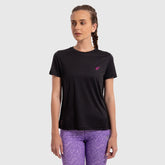 Solid Color Training Crew in Black - Sporty Pro