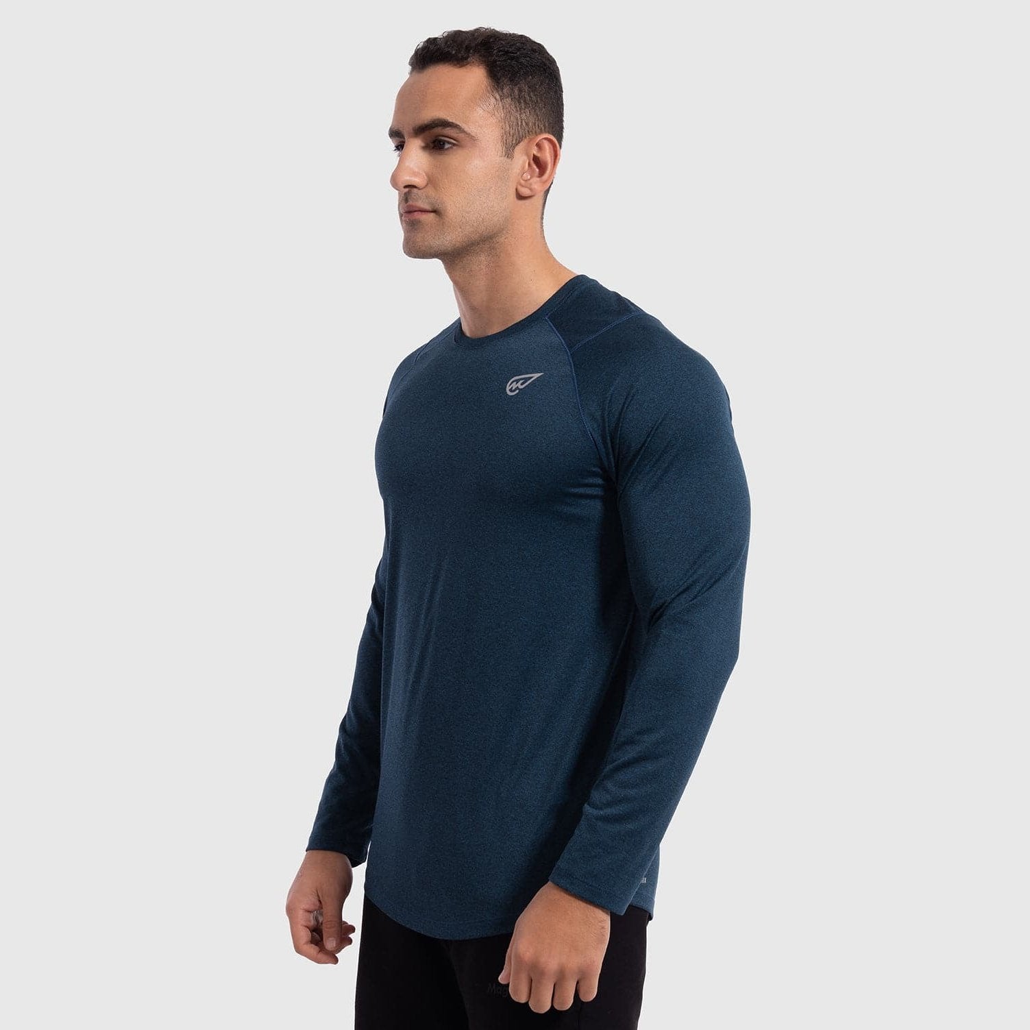 Navy Long Sleeve Training Crew - Sporty Pro