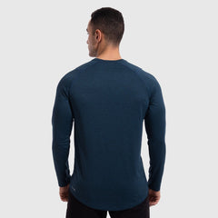 Navy Long Sleeve Training Crew - Sporty Pro