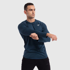 Navy Long Sleeve Training Crew - Sporty Pro