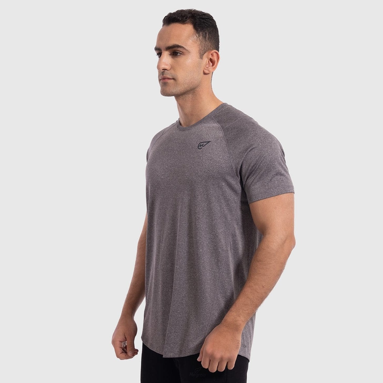 Muscle Fit Training T-shirt in Grey - Sporty Pro