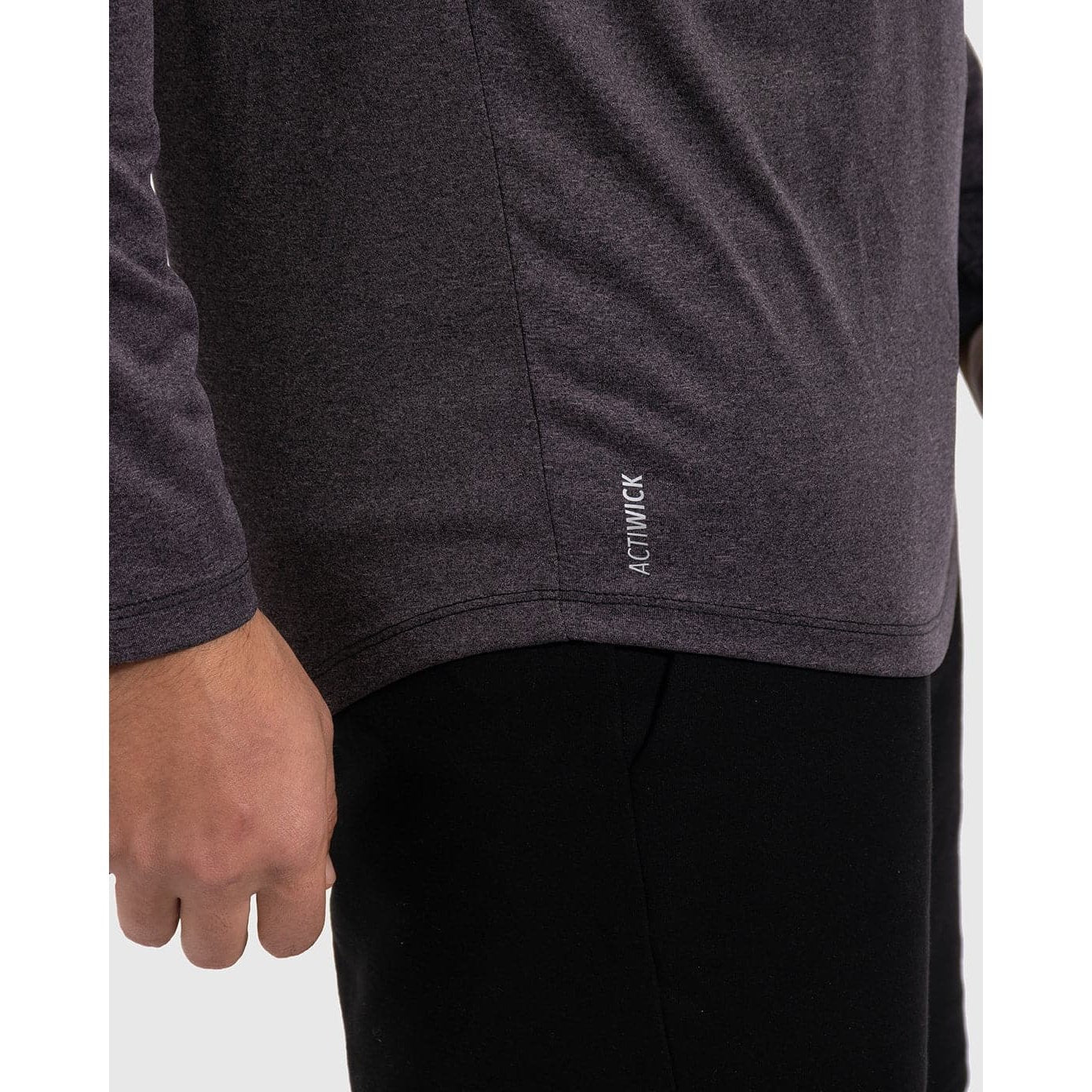 Black Long Sleeve Training Crew - Sporty Pro
