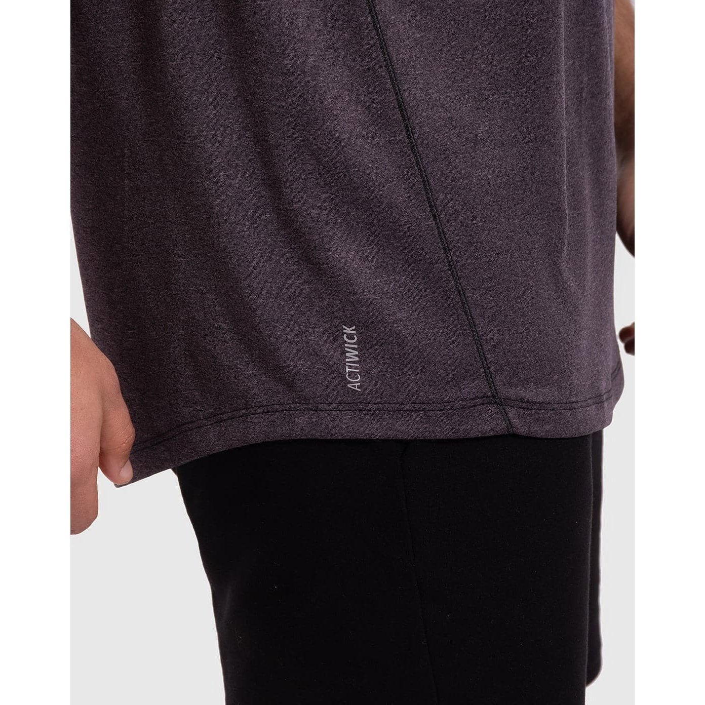 Muscle Fit Training T-shirt in Dark Grey - Sporty Pro