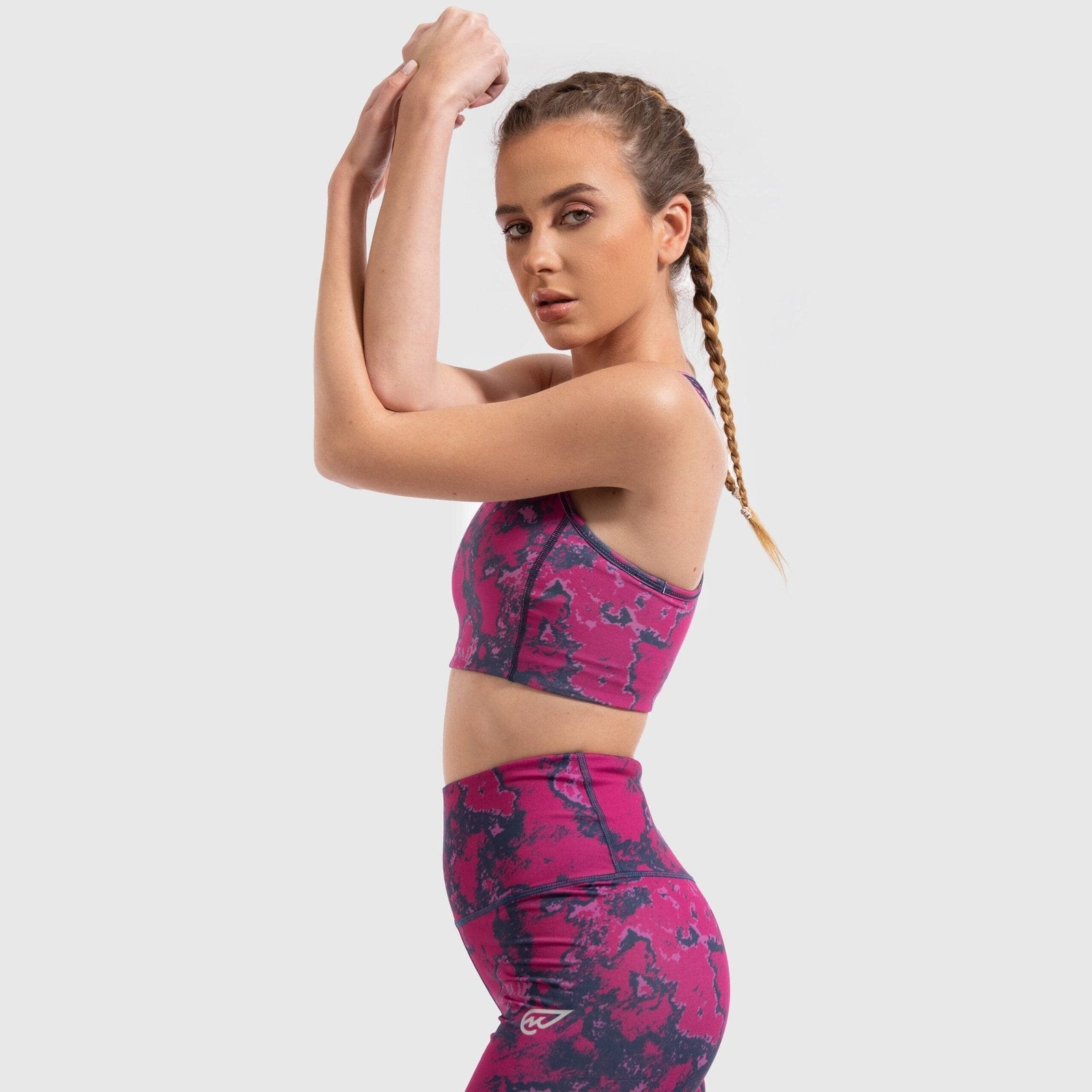 Lava Print Legging in Purple - Sporty Pro