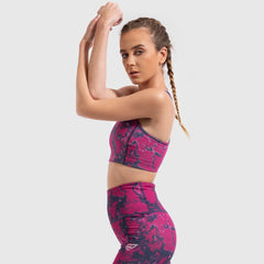 Lava Print Legging in Purple - Sporty Pro