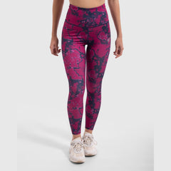 Lava Print Legging in Purple - Sporty Pro