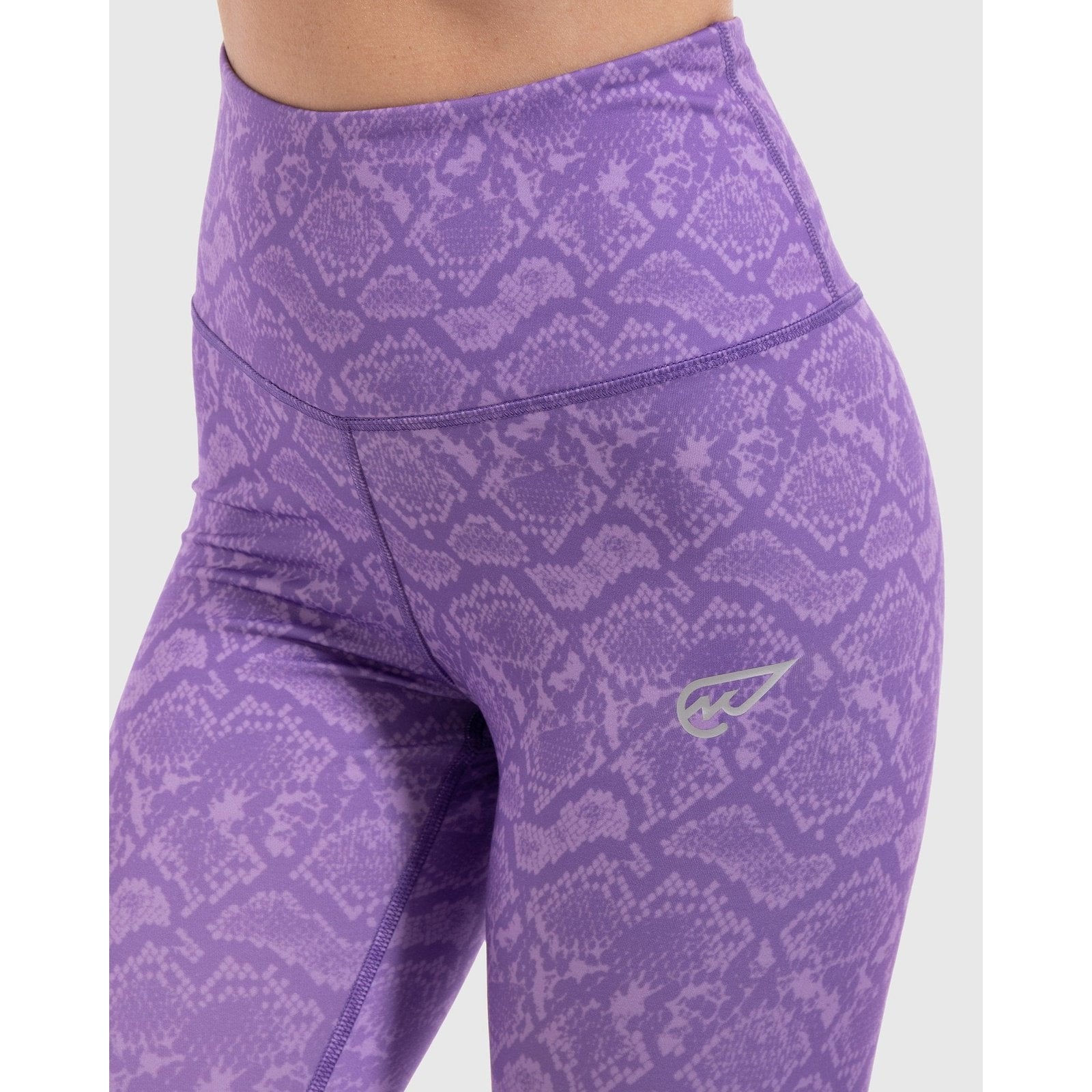 Snake Skin Print Legging in Lilac - Sporty Pro