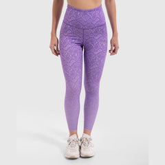 Snake Skin Print Legging in Lilac - Sporty Pro