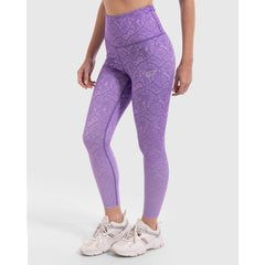 Snake Skin Print Legging in Lilac - Sporty Pro
