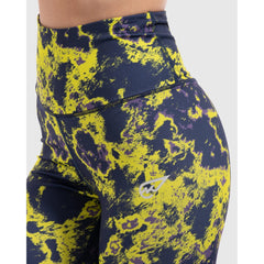 Lava Print Legging in Neon - Sporty Pro