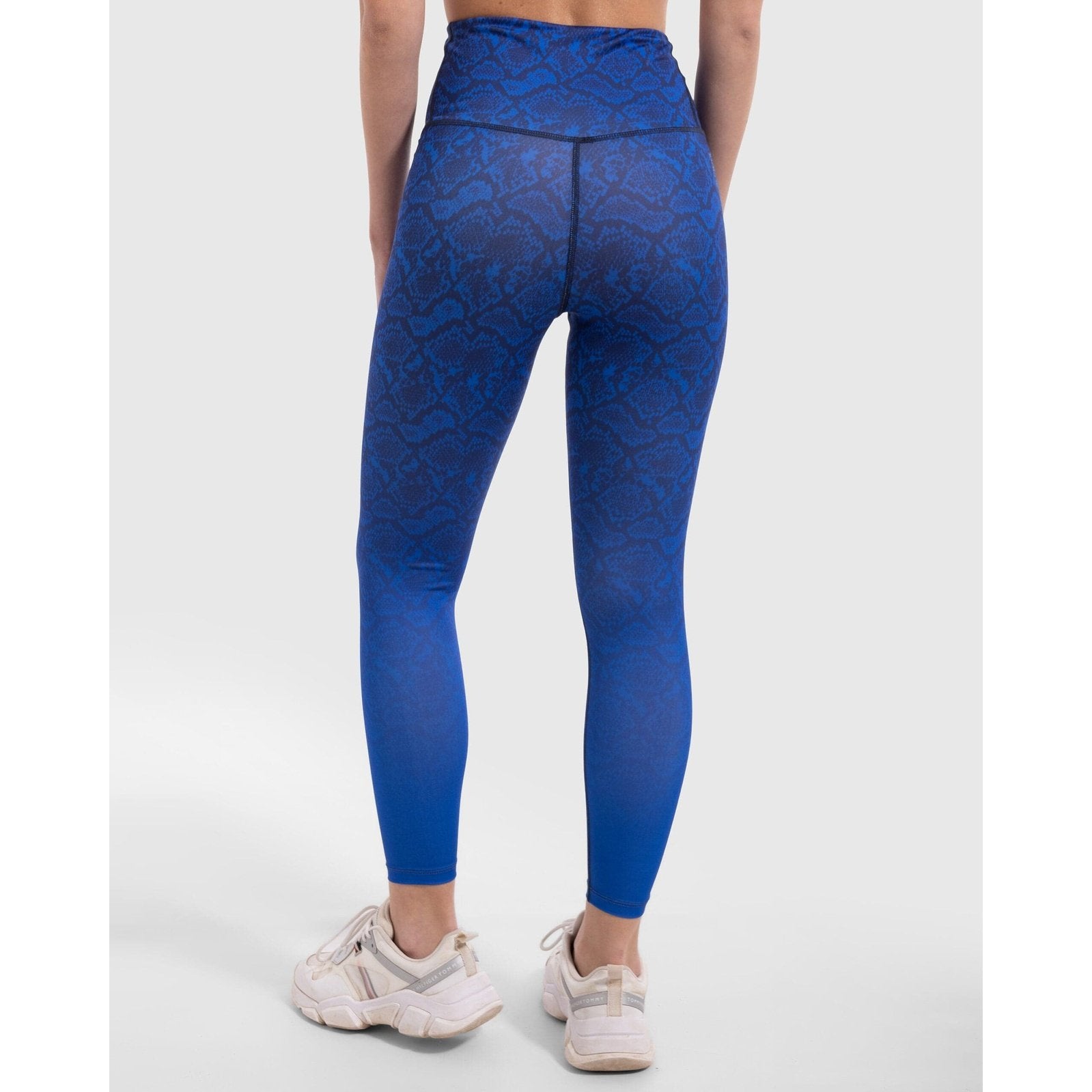 Snake Skin Print Legging in Blue - Sporty Pro