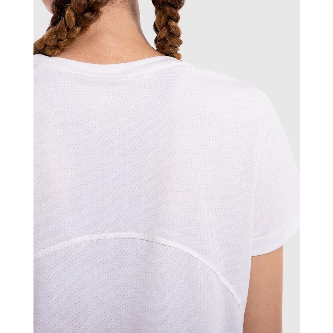 Solid Color Training Crew in White - Sporty Pro