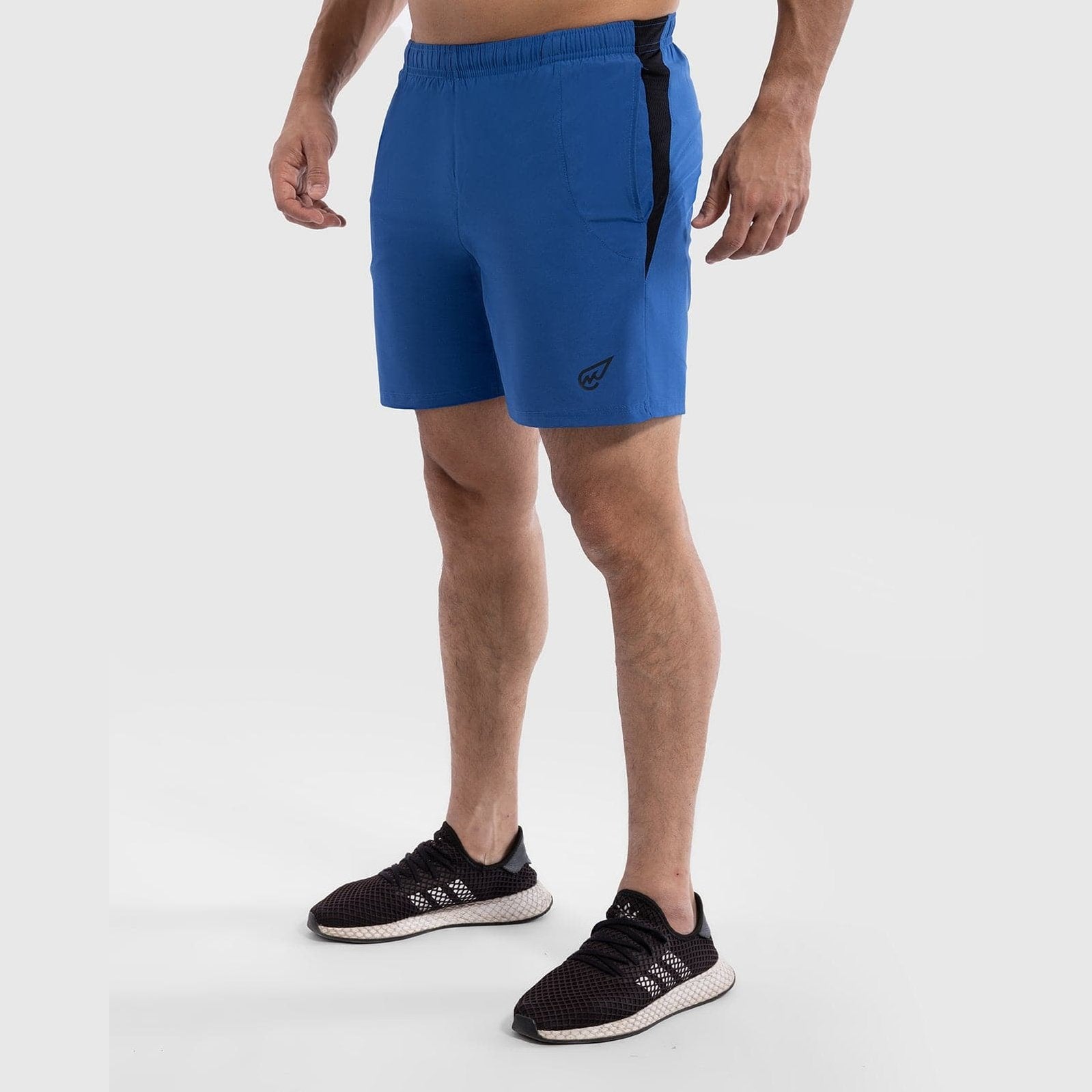 Cross Line Training Short in Blue - Sporty Pro