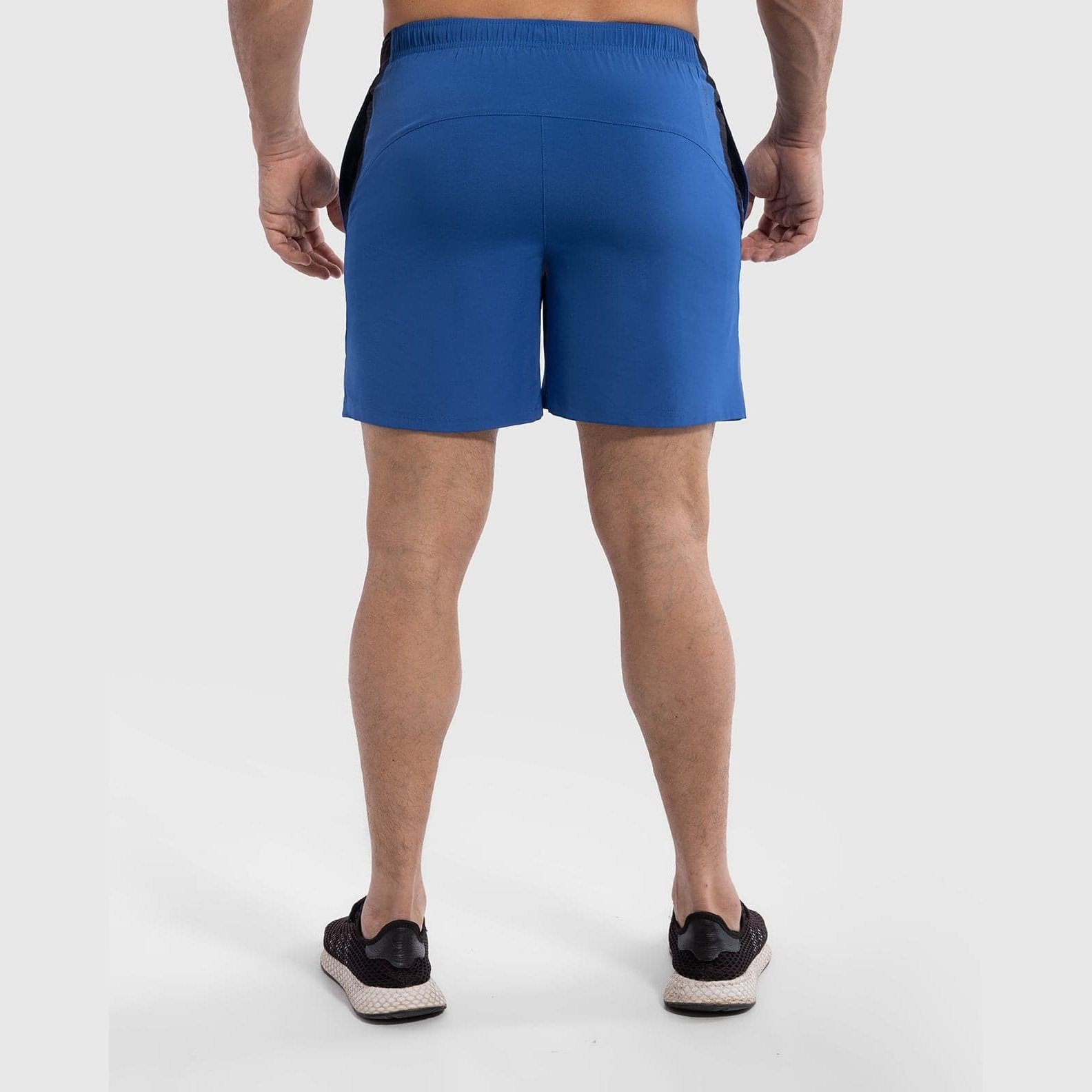 Cross Line Training Short in Blue - Sporty Pro