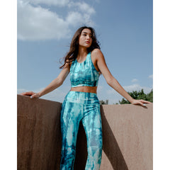 Teal Scorch Bra - Sporty Pro