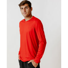 Embroidered long-sleeve T-shirt