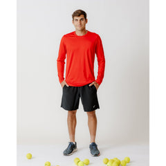 Embroidered long-sleeve T-shirt