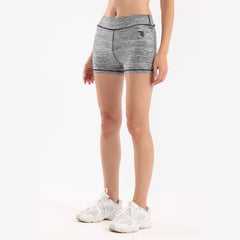 Ash Grey Heather Basic Shorts