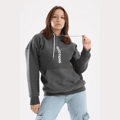 Reflections Oversized Hoodie In Grey