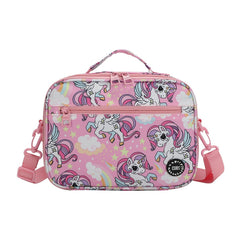 Baby Pink Unicorn & Rainbows Lunchbag